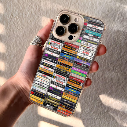 Classic 80s & 90s Hip Hop Albums Cassette Collection Retro MagSafe Phone Case