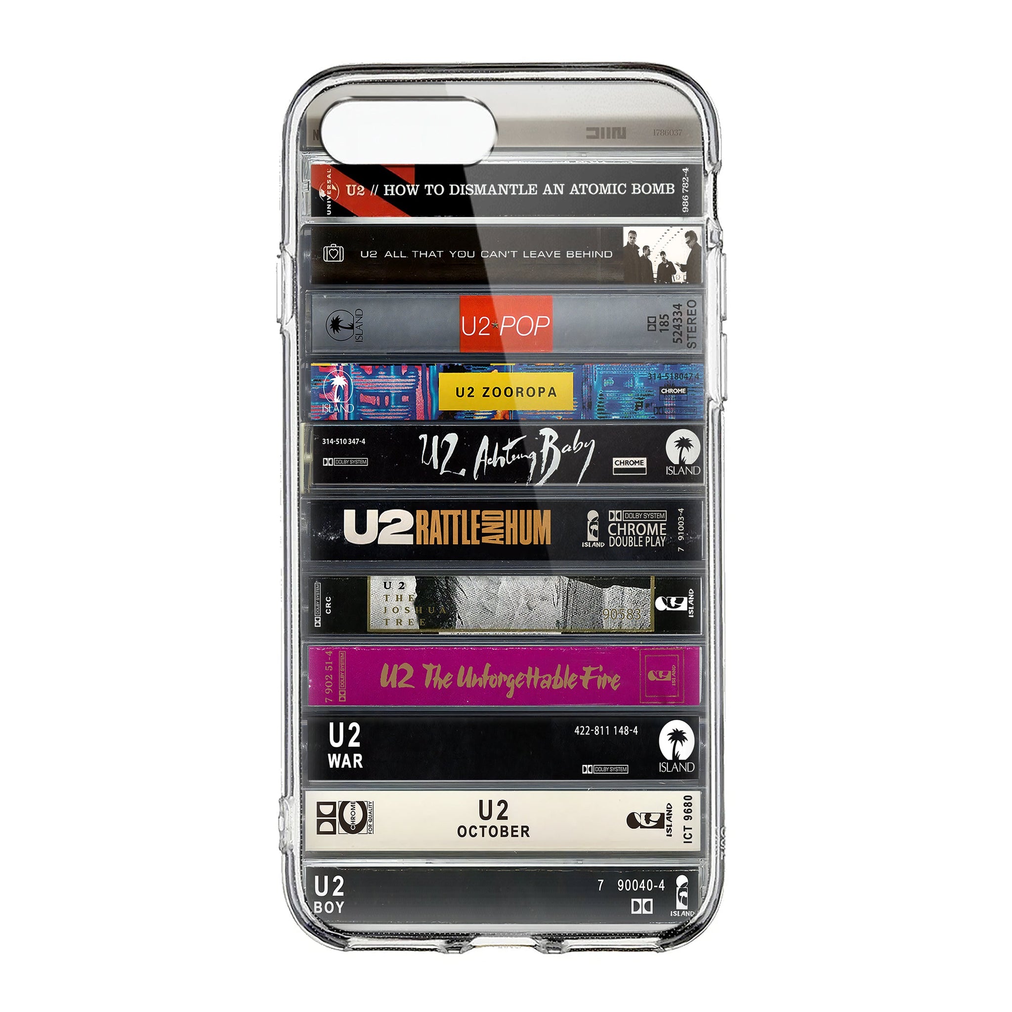 U2 Albums Cassette Collection Retro MagSafe Phone Case