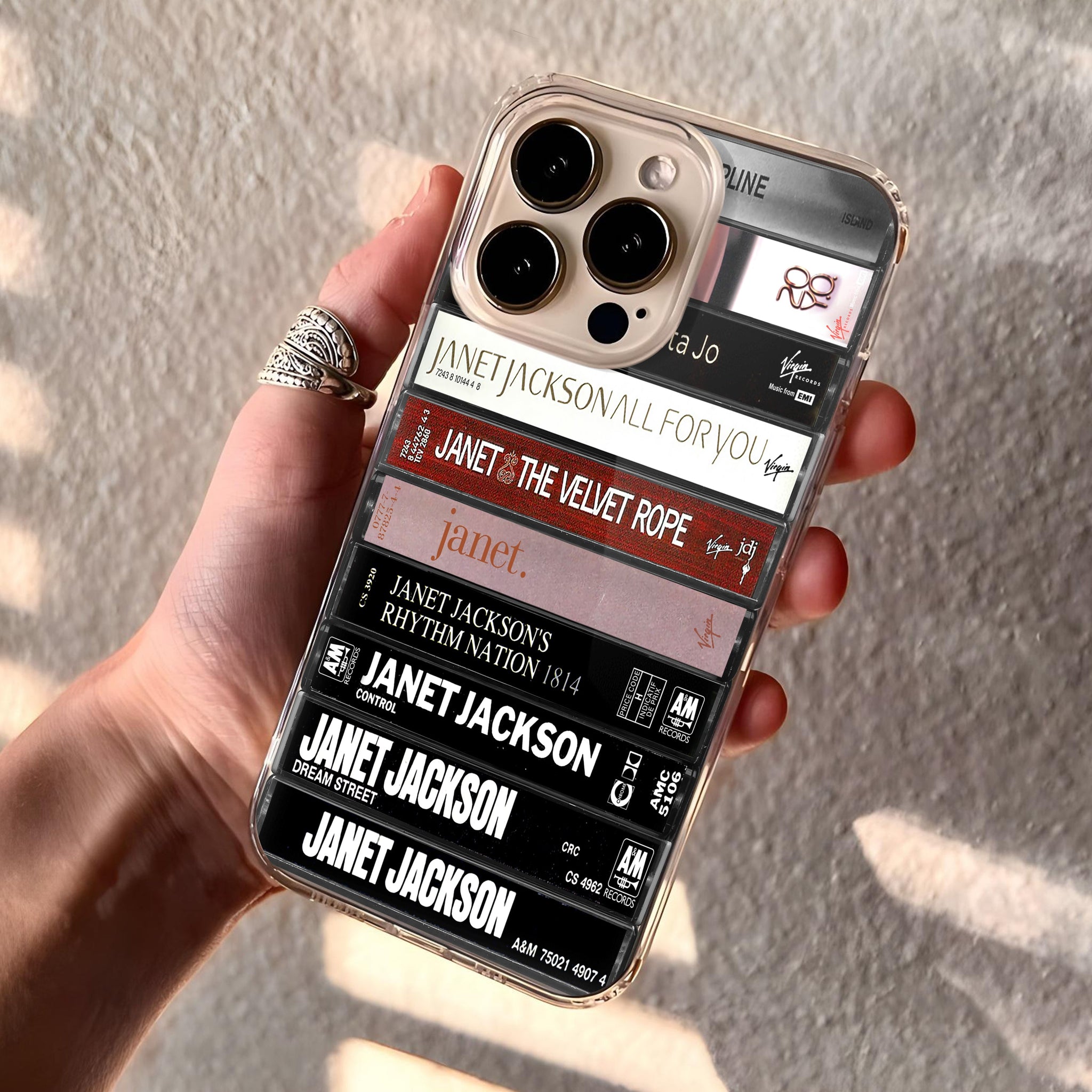 Janet Jackson Albums Cassette Collection Retro MagSafe Phone Case