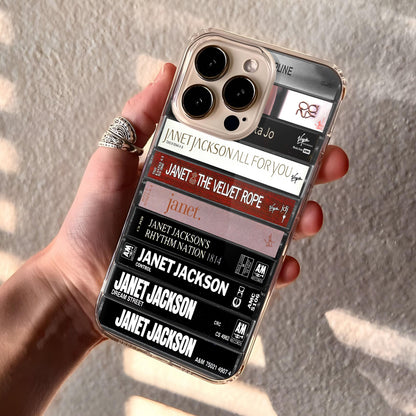 Janet Jackson Albums Cassette Collection Retro MagSafe Phone Case
