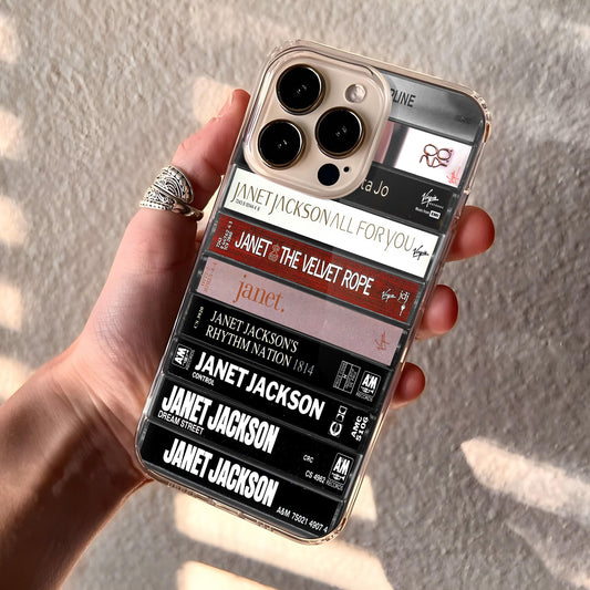 Janet Jackson Albums Cassette Collection Retro MagSafe Phone Case