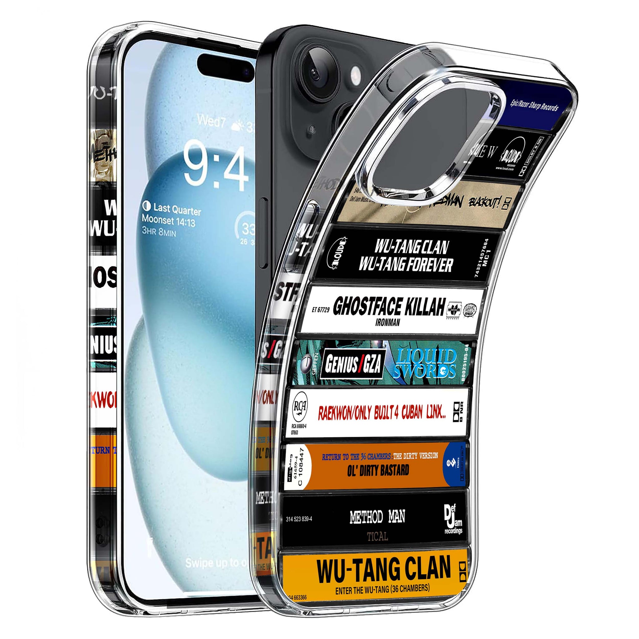 Wu-tang Clan Albums Cassette Collection Retro Phone Case