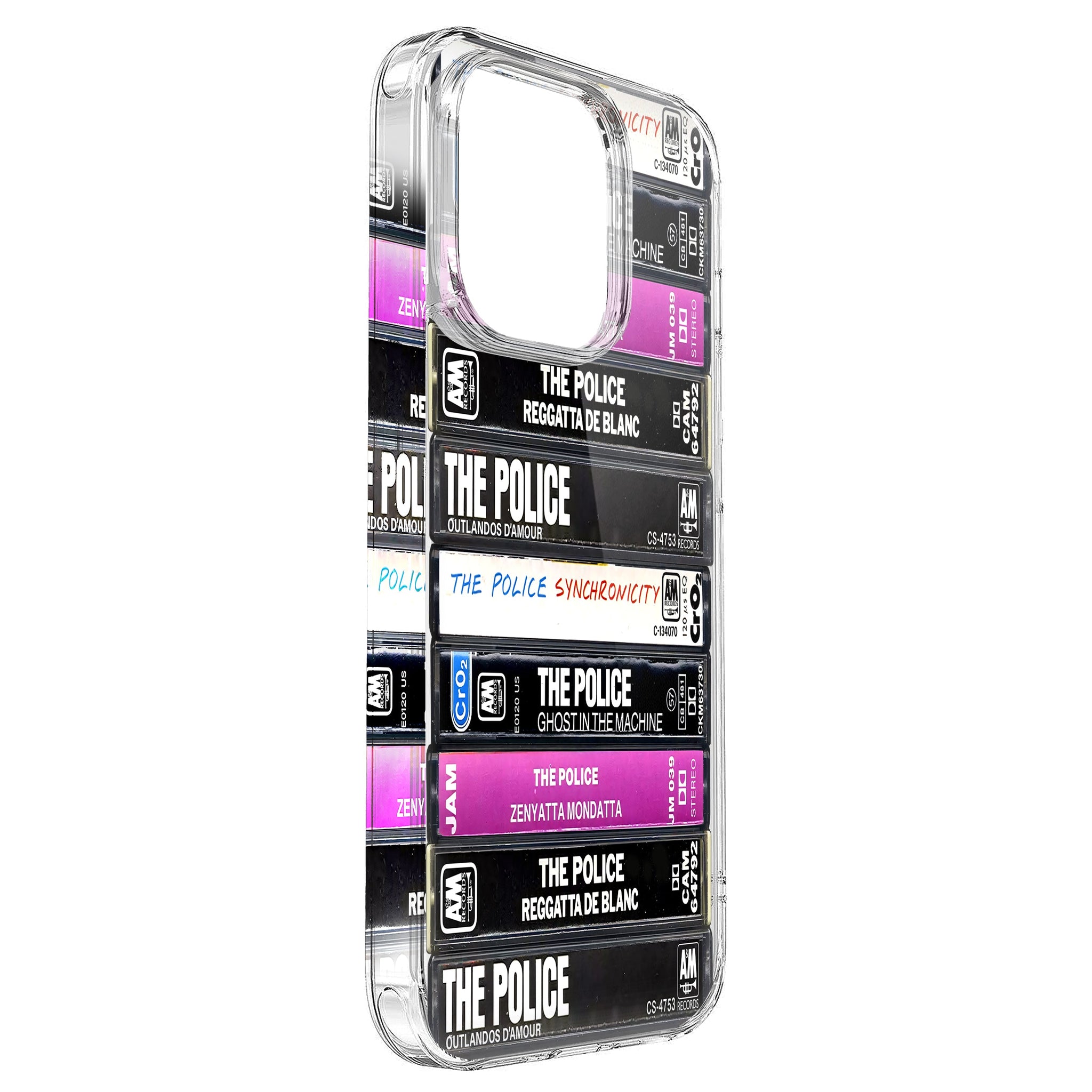 The Police Albums Cassette Collection Retro Phone Case