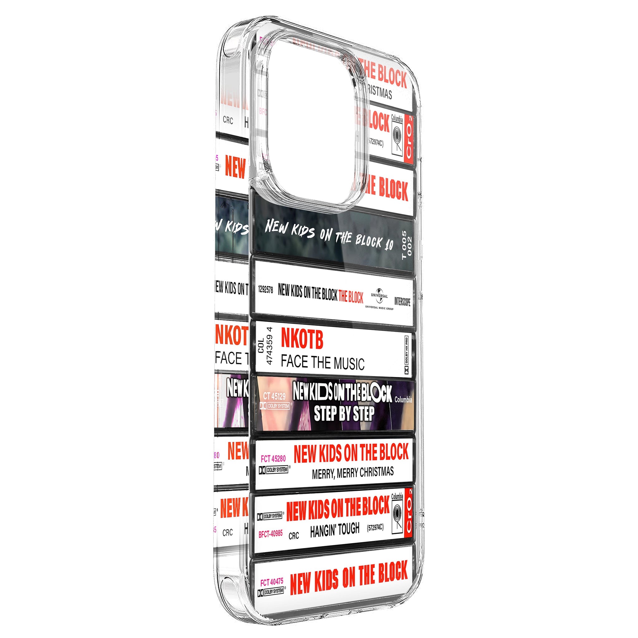 New Kids on the Block Albums Cassette Collection Retro Phone Case