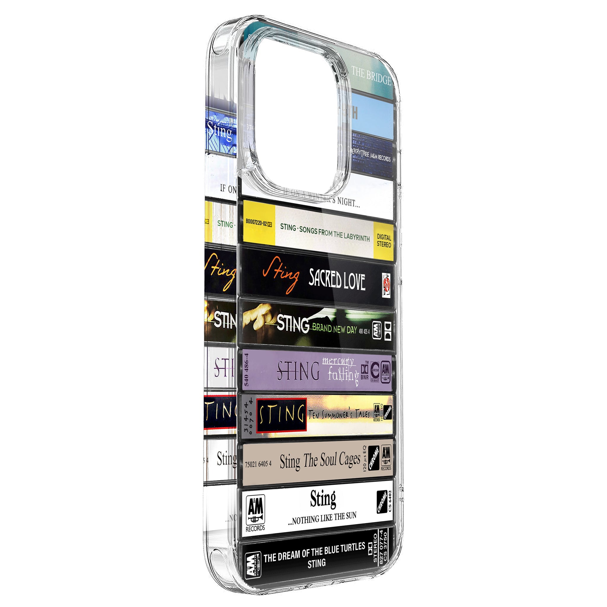 Sting Albums Cassette Collection Retro Phone Case