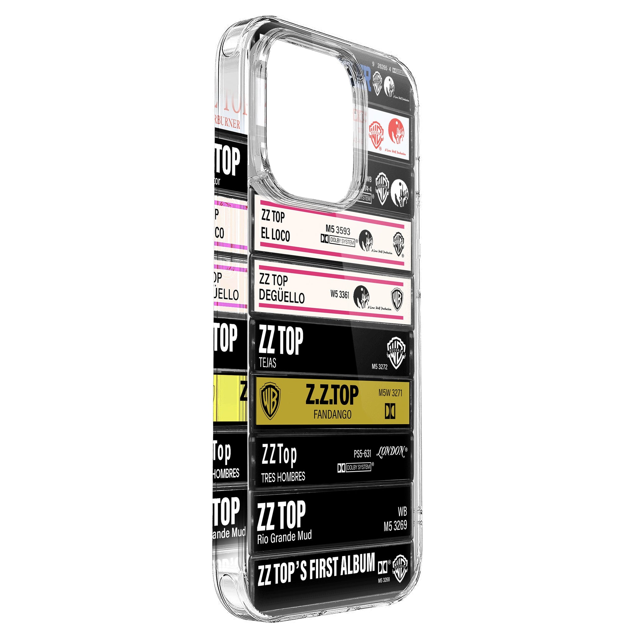 ZZ Top Albums Cassette Collection Retro Phone Case