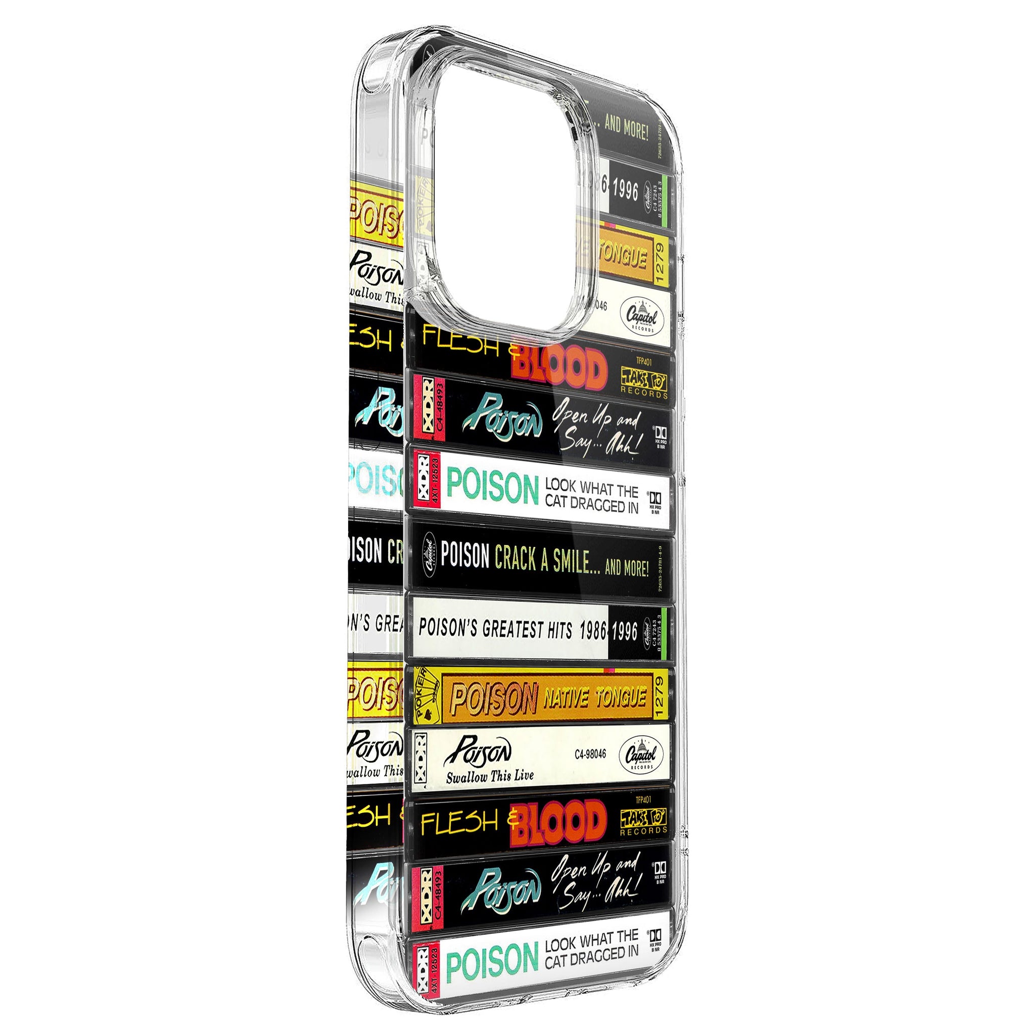 Poison Albums Cassette Collection Retro Phone Case
