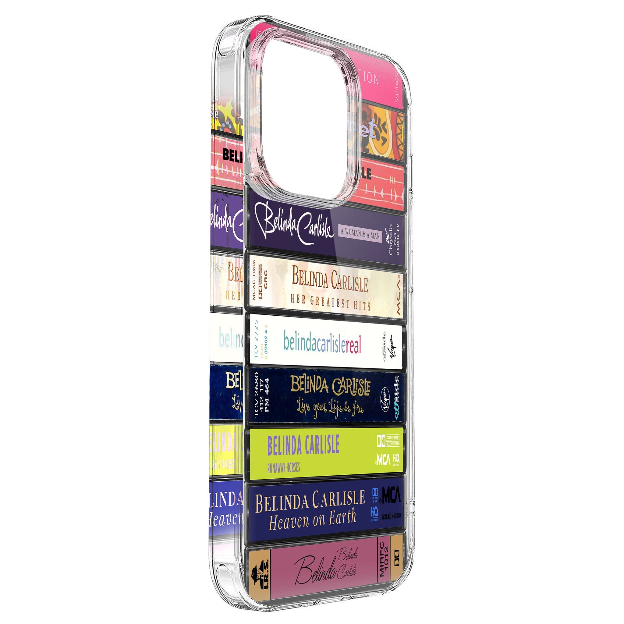Belinda Carlisle Albums Cassette Collection Retro Phone Case