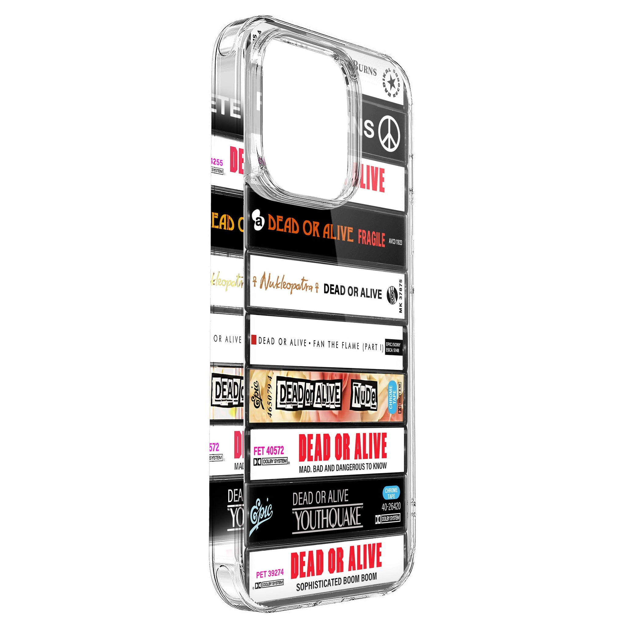 Dead or Alive Albums Cassette Collection Retro Phone Case