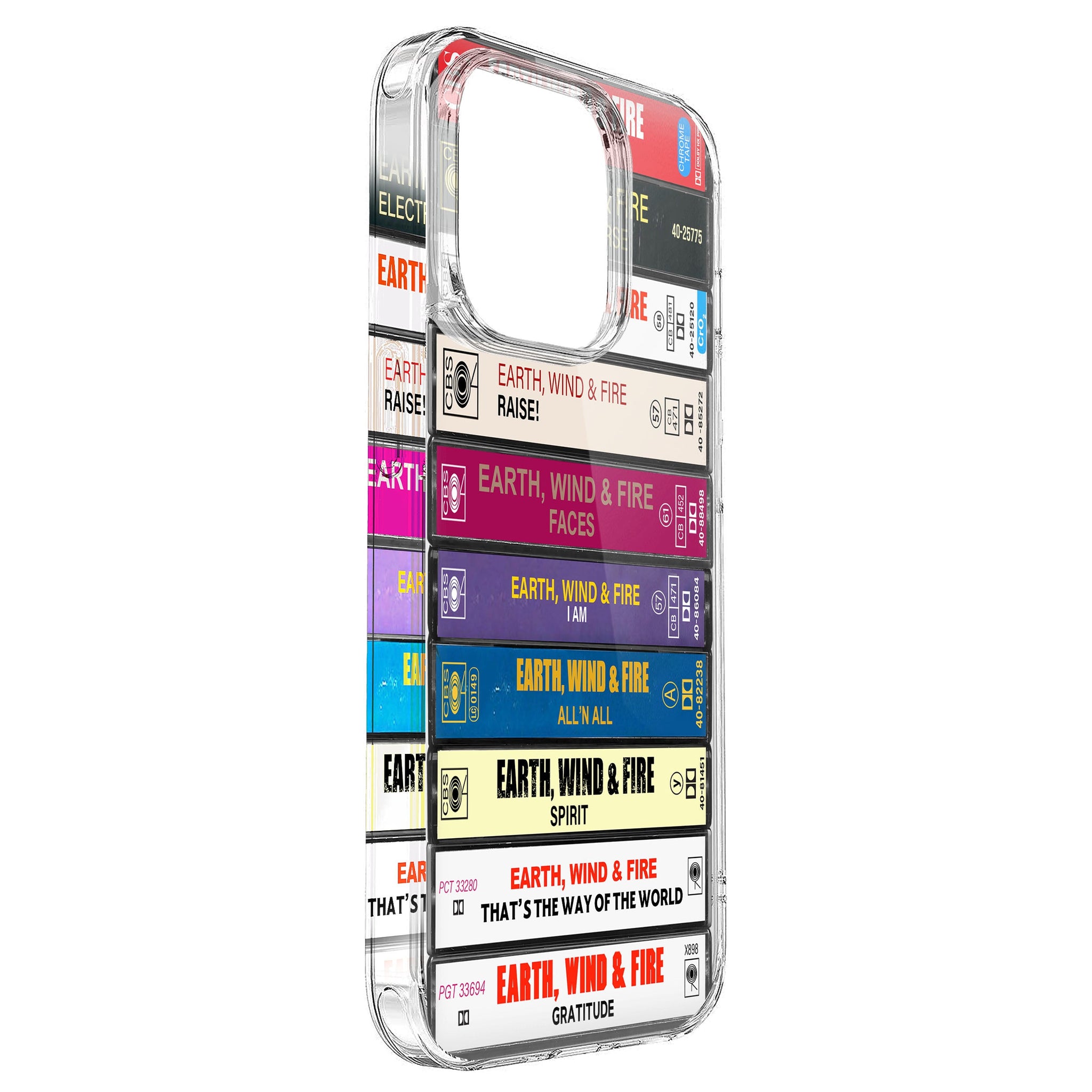 Earth, Wind and Fire Albums Cassette Collection Retro Phone Case