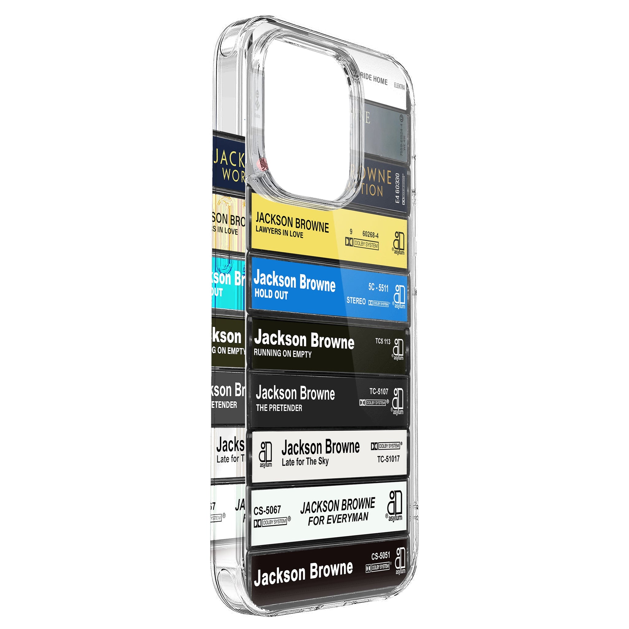 Jackson Browne Albums Cassette Collection Retro Phone Case