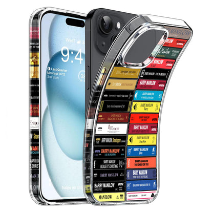 Barry Manilow Albums Cassette Collection Retro Phone Case