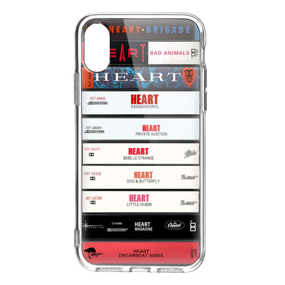 Heart Albums Cassette Collection Retro Phone Case