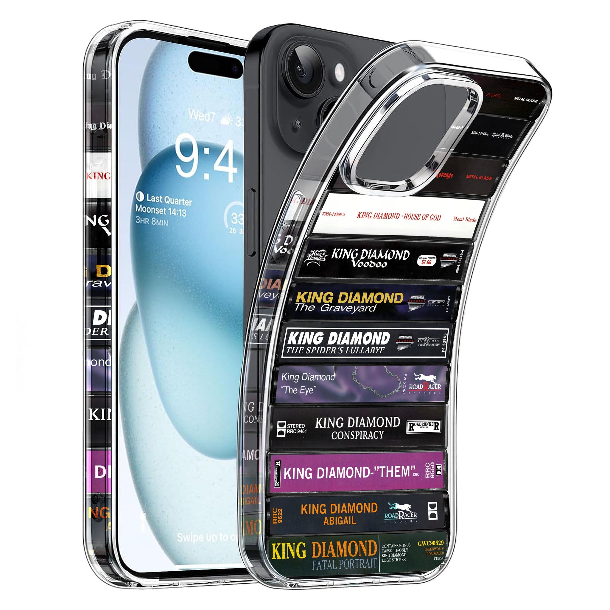 King Diamond Albums Cassette Collection Retro Phone Case