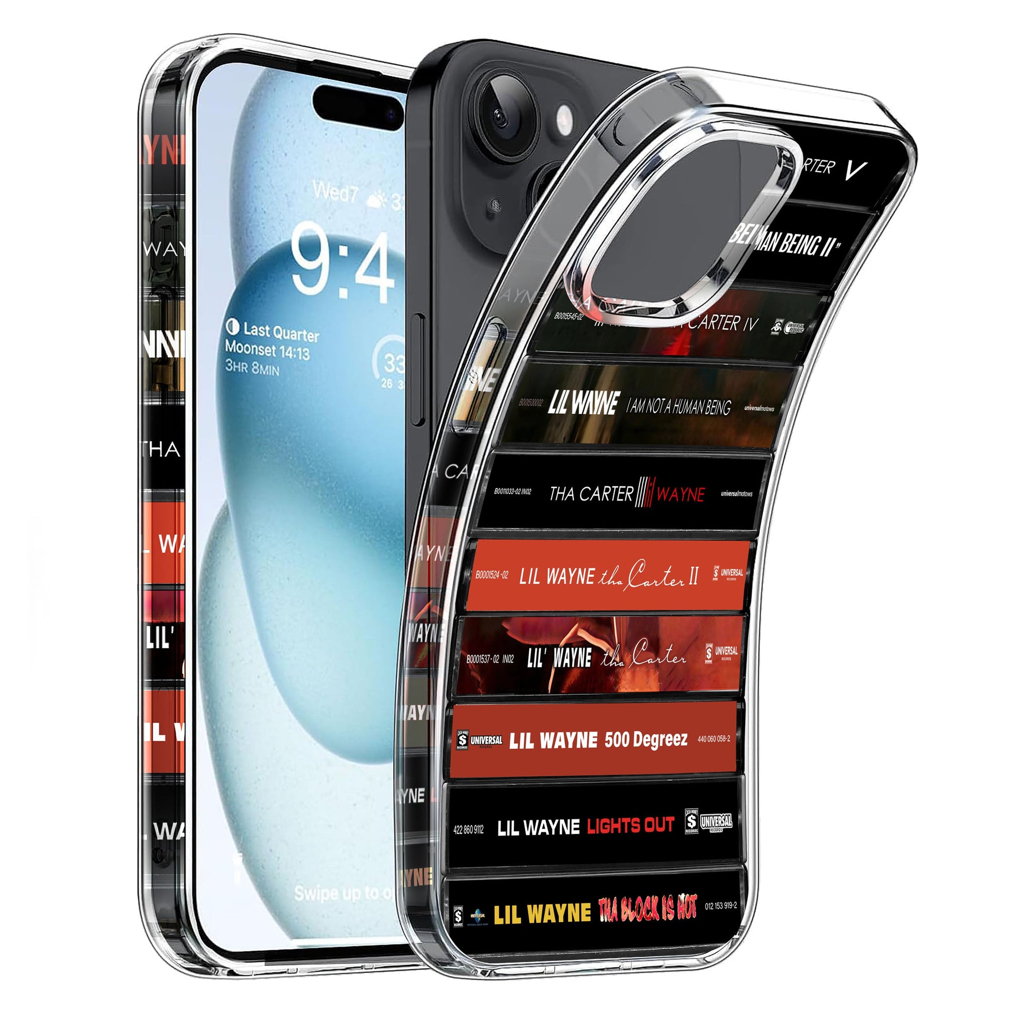 Lil Wayne Albums Cassette Collection Retro Phone Case