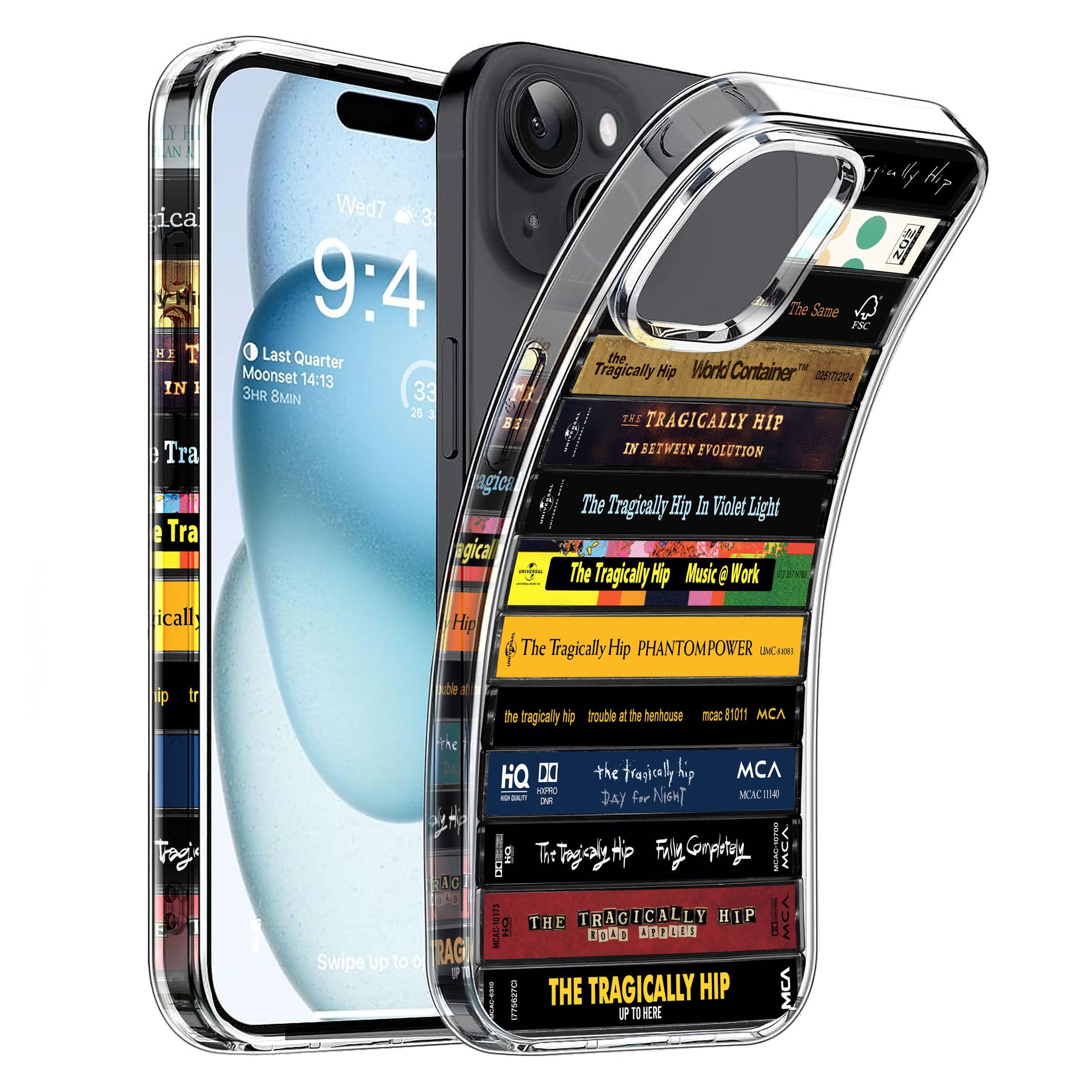 The Tragically Hip Albums Cassette Collection Retro Phone Case