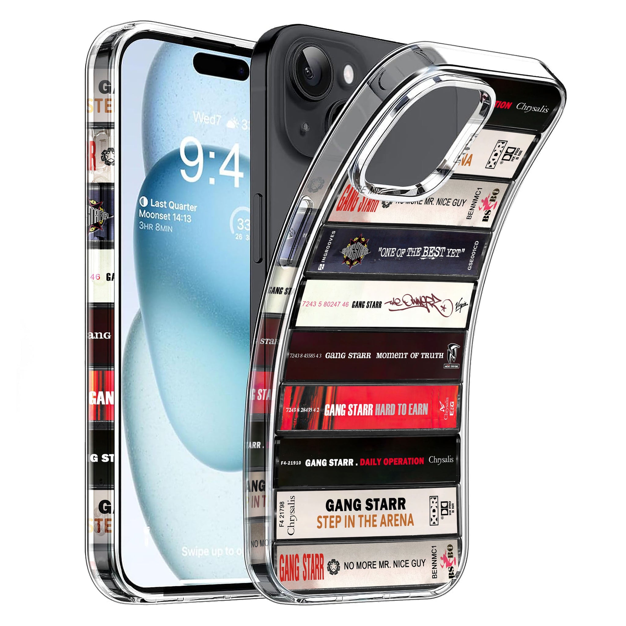 Gang Starr Albums Cassette Collection Retro Phone Case