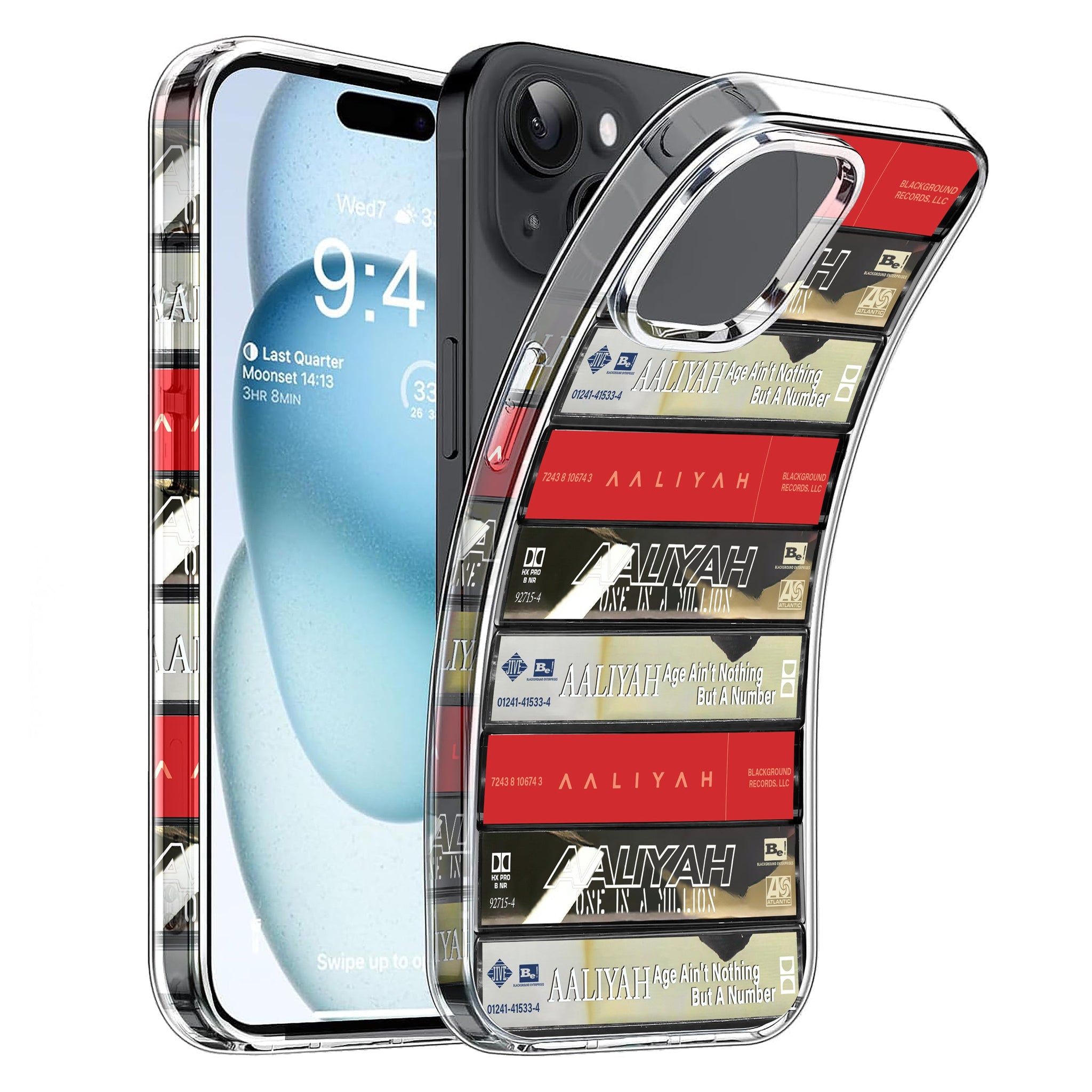 Aaliyah Albums Cassette Collection Retro Phone Case