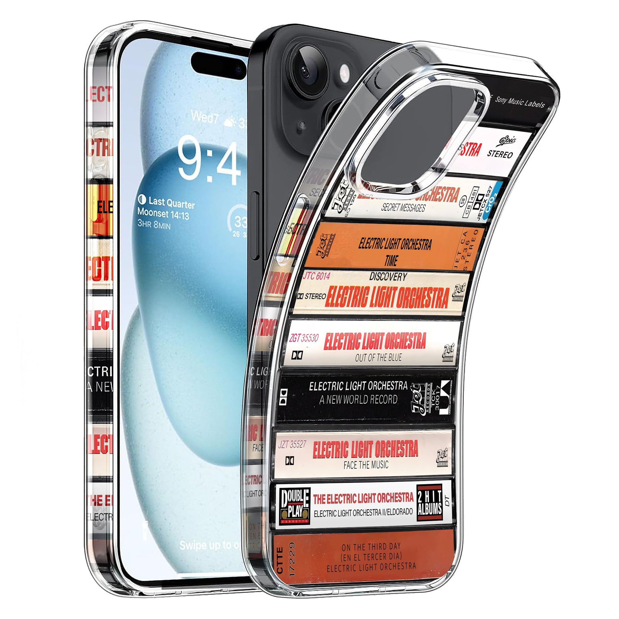 Electric Light Orchestra Albums Cassette Collection Retro Phone Case