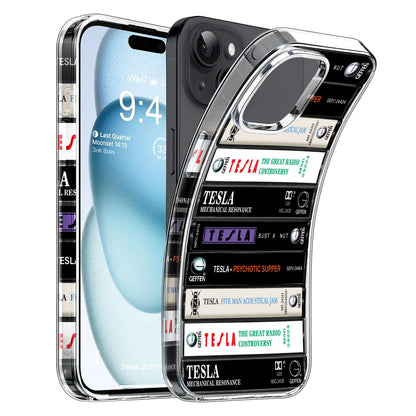 Tesla Albums Cassette Collection Retro Phone Case