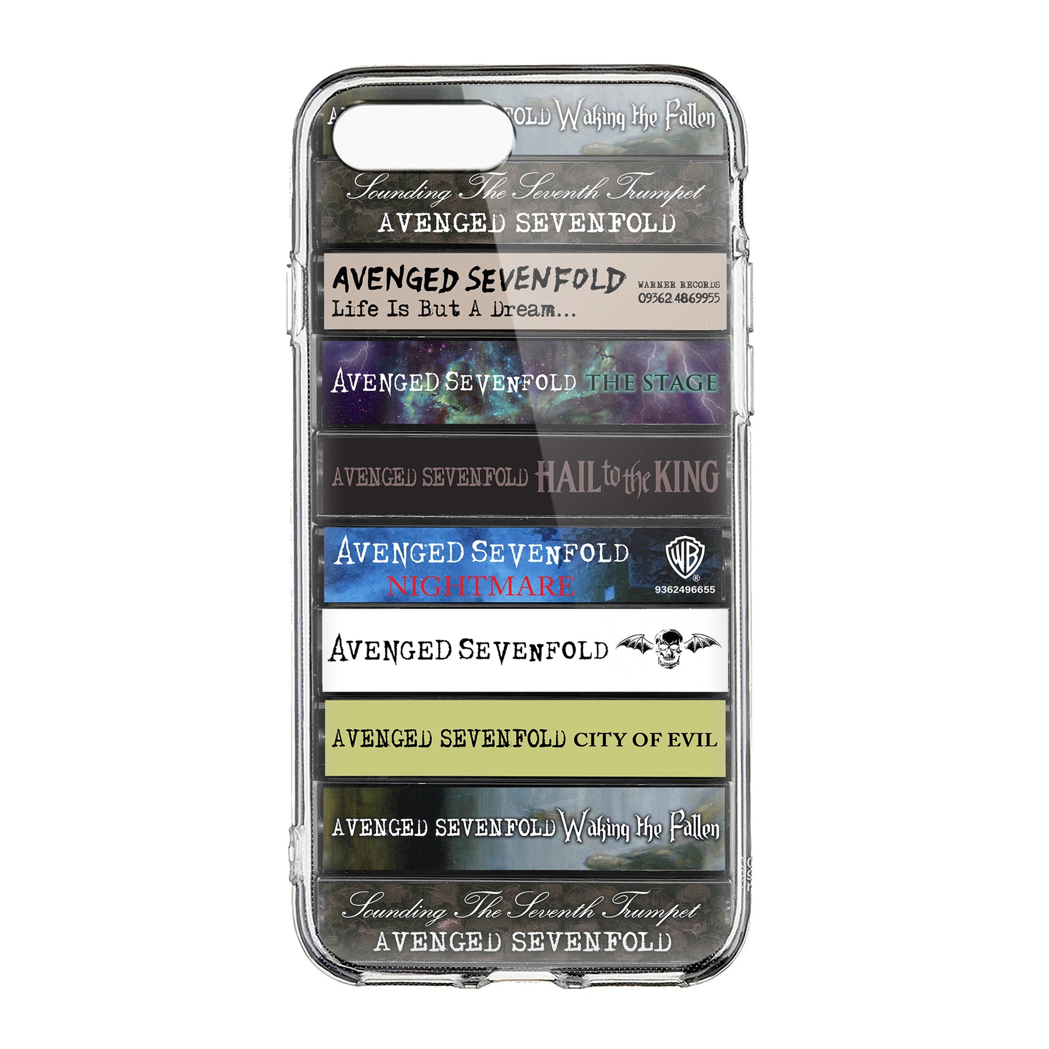 Avenged Sevenfold Albums Cassette Collection Retro Phone Case