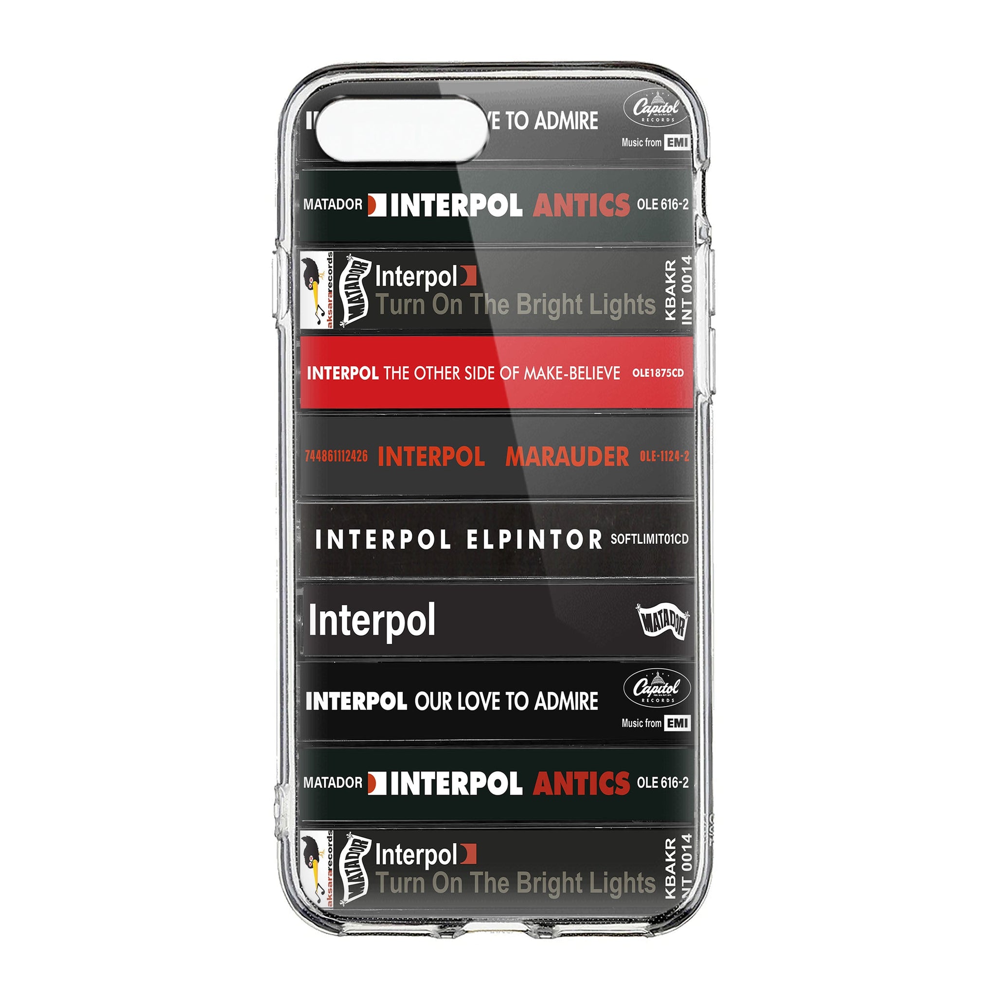Interpol Albums Cassette Collection Retro Phone Case