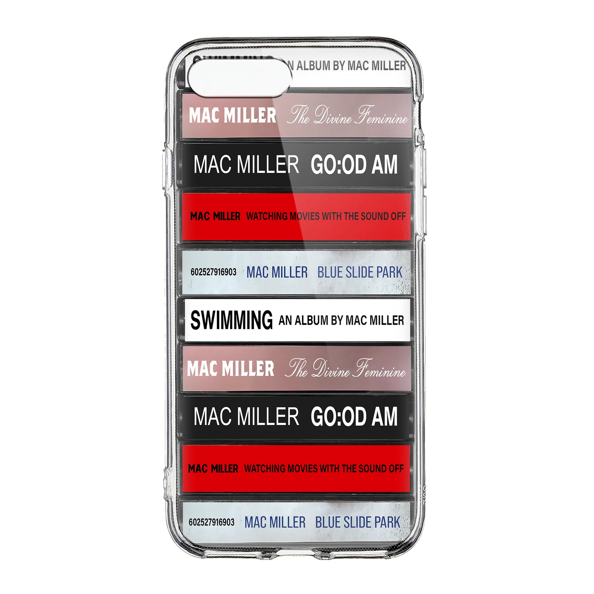 Mac Miller Albums Cassette Collection Retro Phone Case