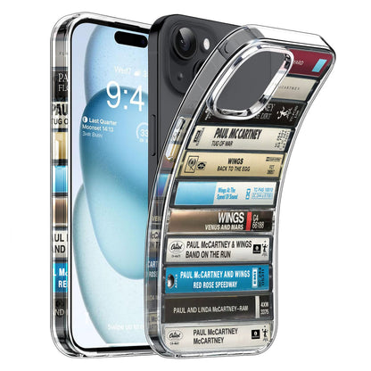 Paul McCartney Albums Cassette Collection Retro Phone Case
