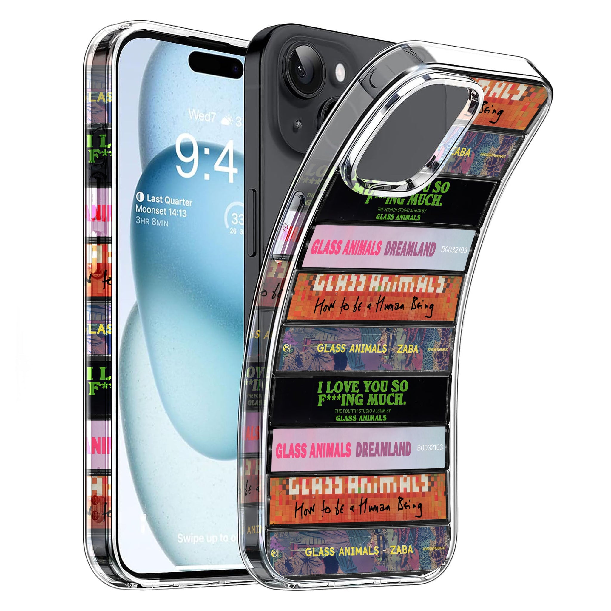 Glass Animals Albums Cassette Collection Retro Phone Case