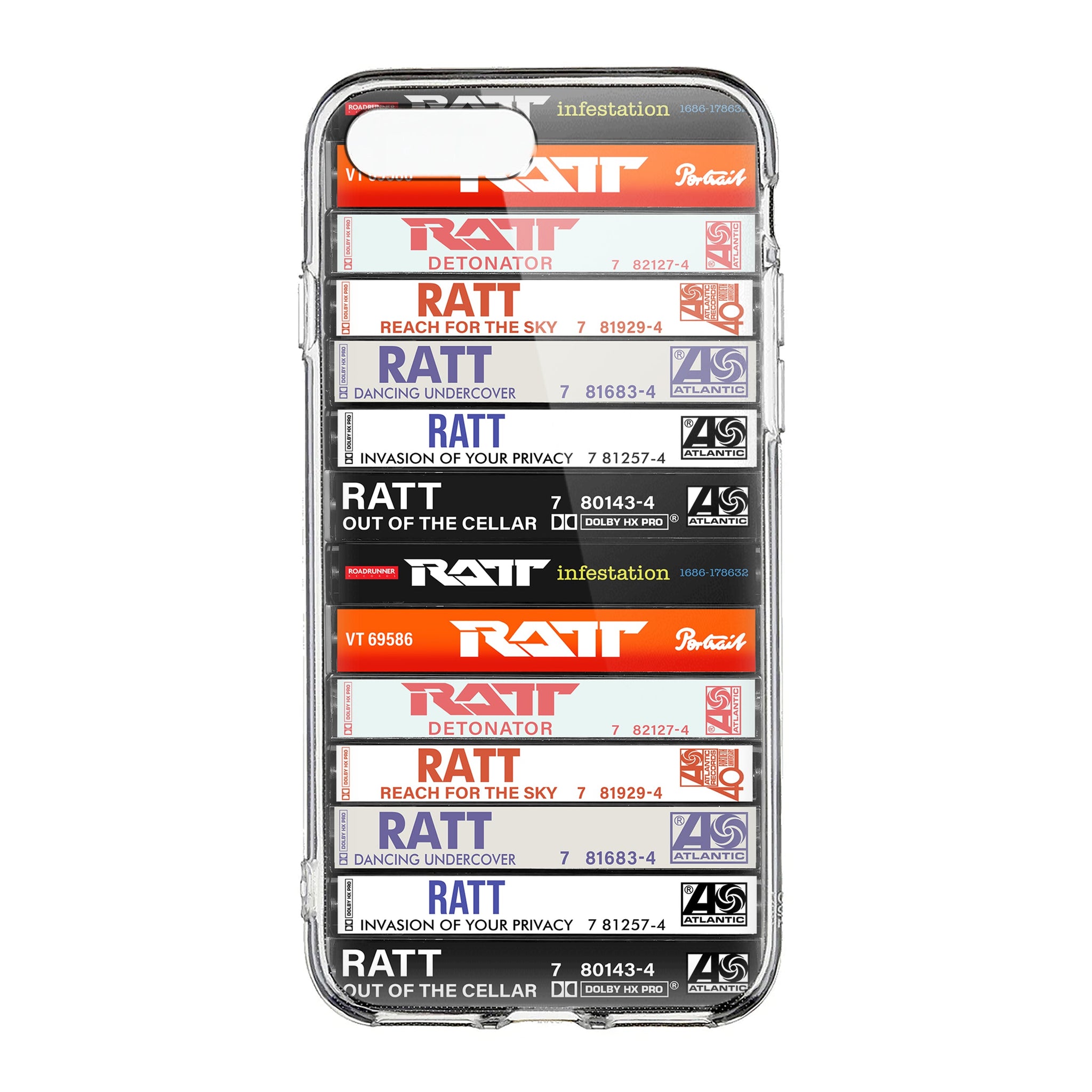Ratt Albums Cassette Collection Retro Phone Case