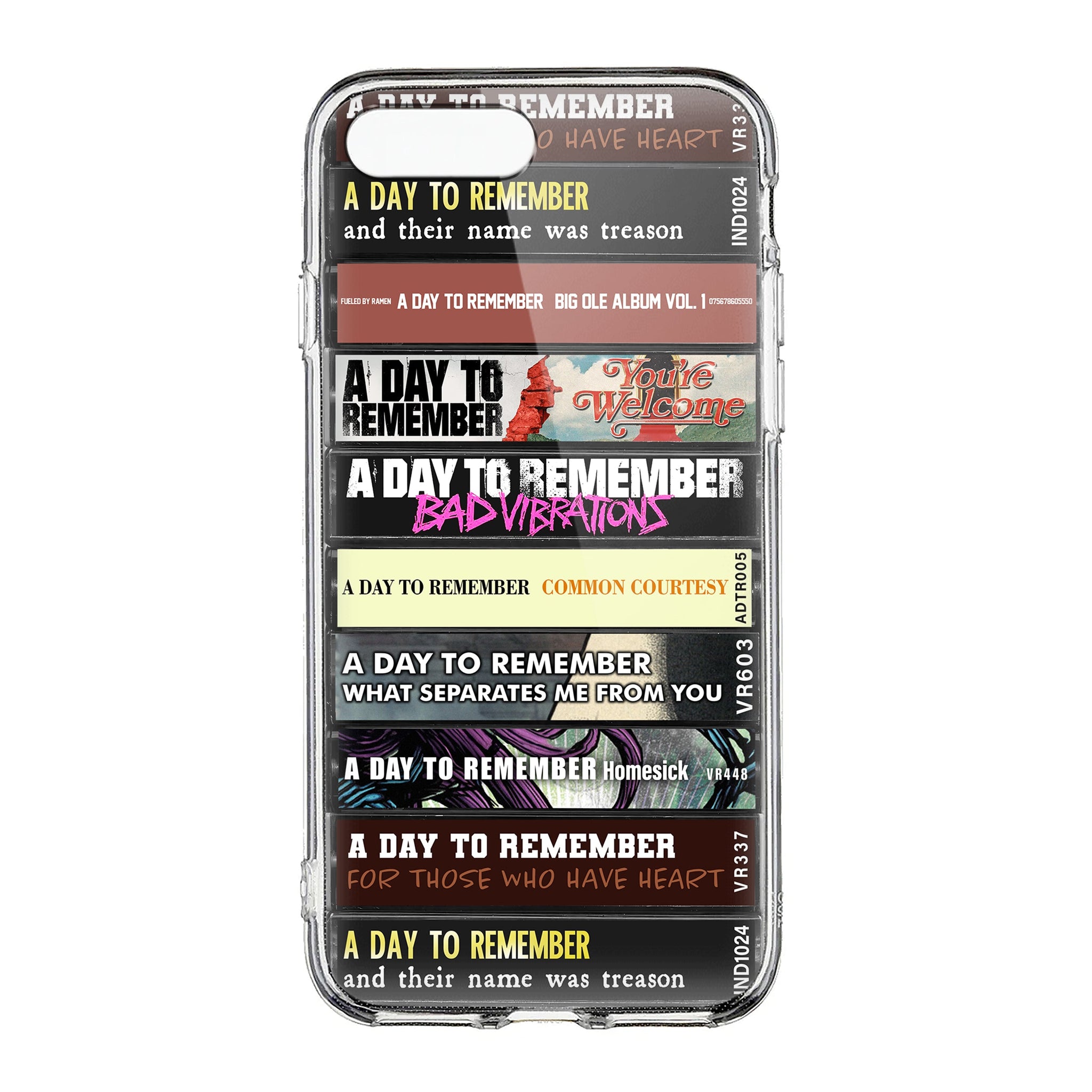 A Day to Remember Albums Cassette Collection Retro Phone Case