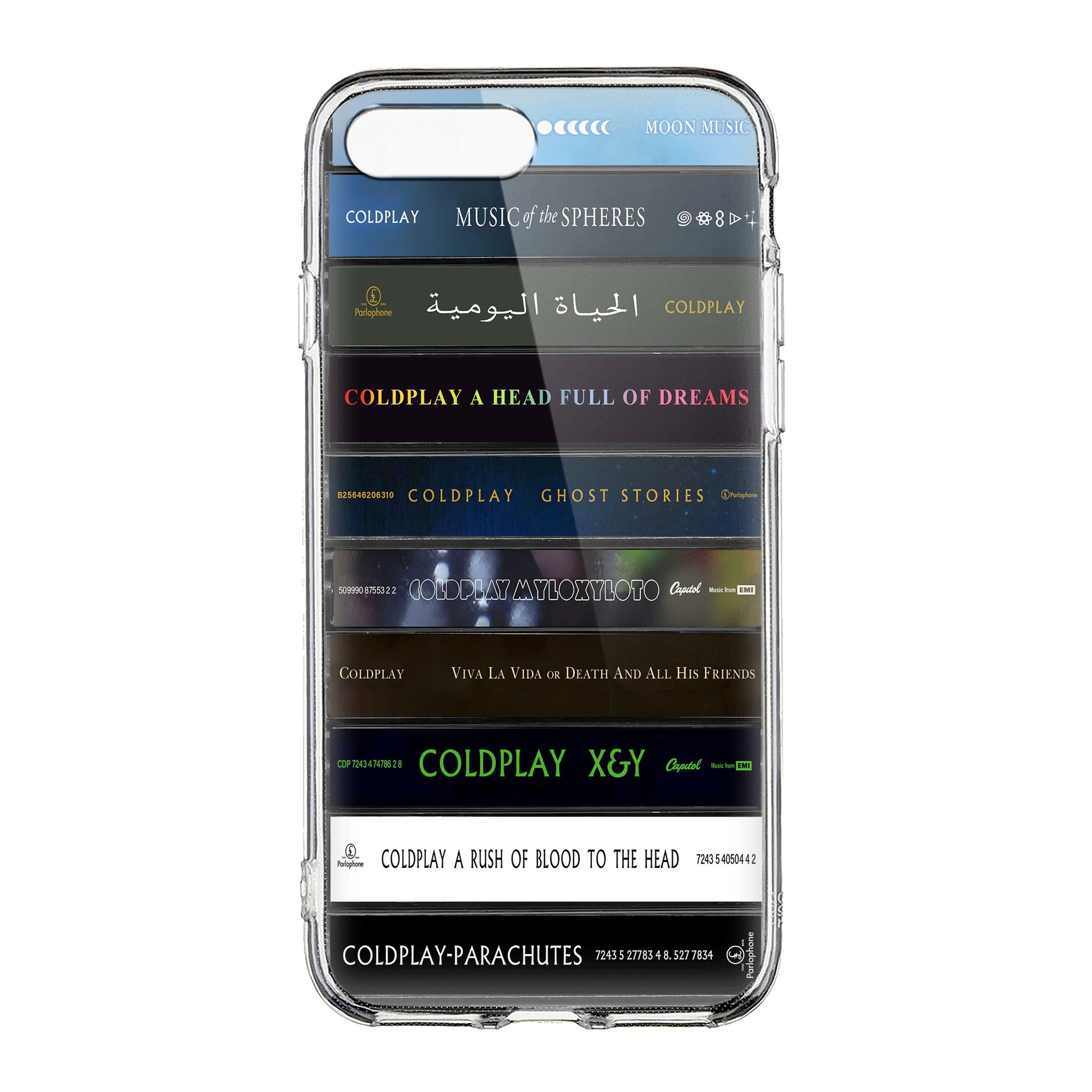 Coldplay Albums Cassette Collection Retro Phone Case