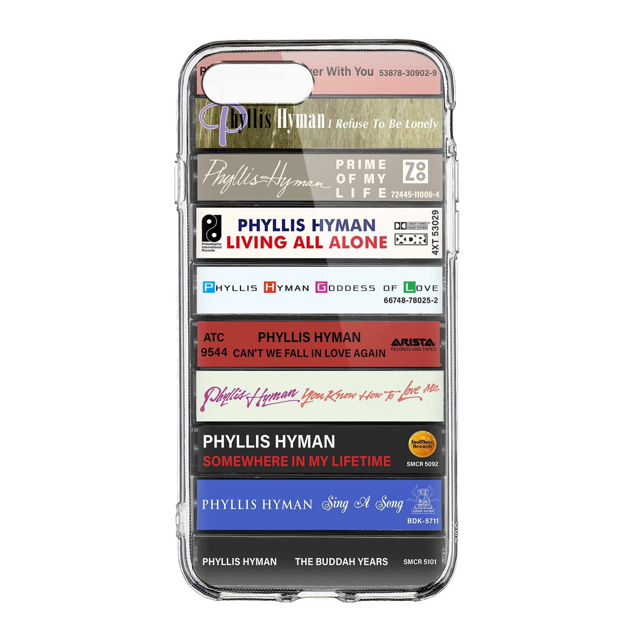 Phyllis Hyman Albums Cassette Collection Retro Phone Case