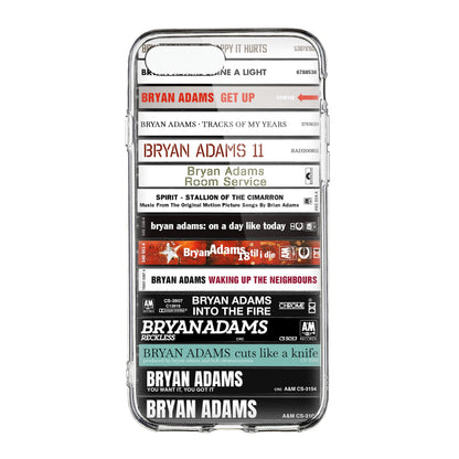 Bryan Adams Albums Cassette Collection Retro Phone Case