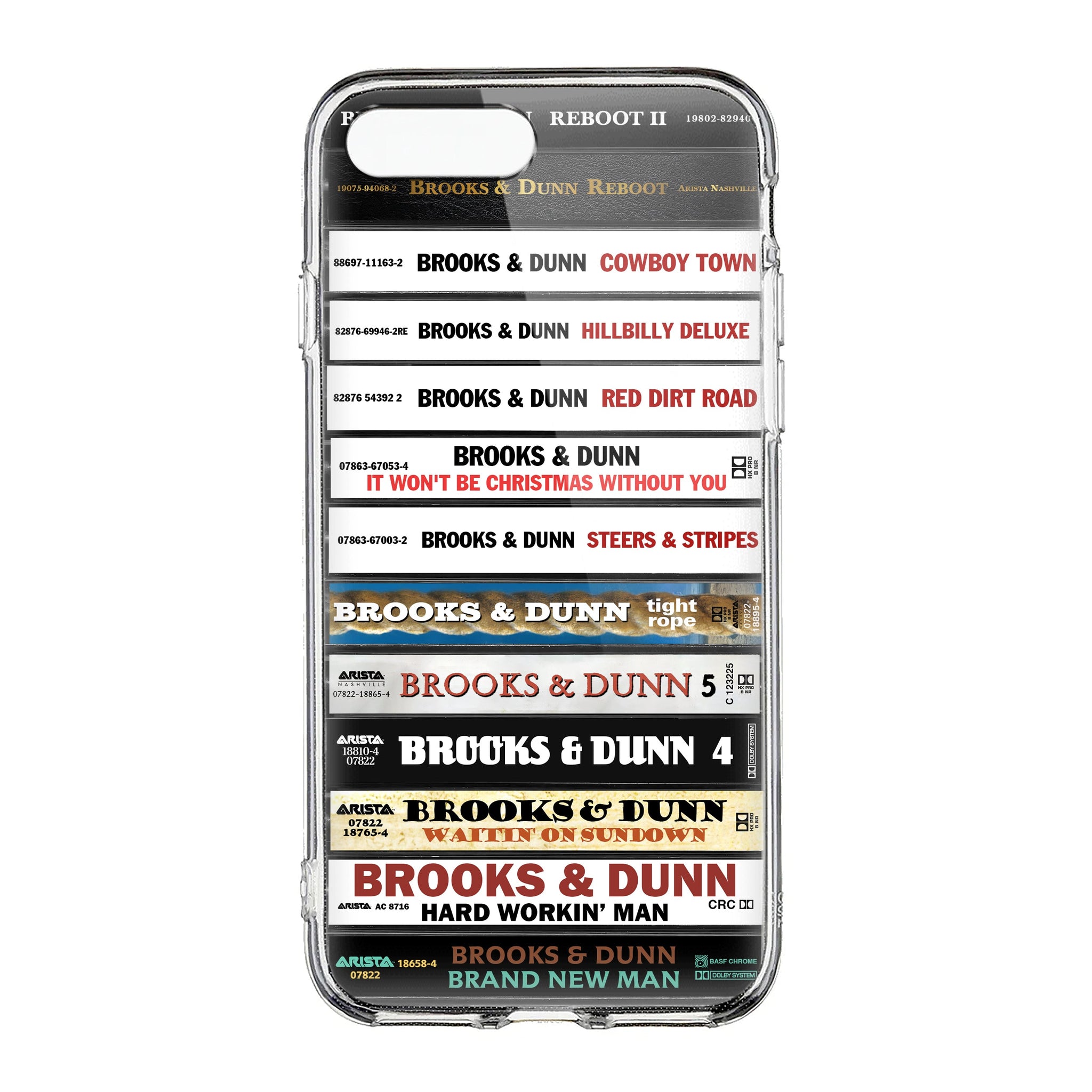 Brooks & Dunn Albums Cassette Collection Retro Phone Case