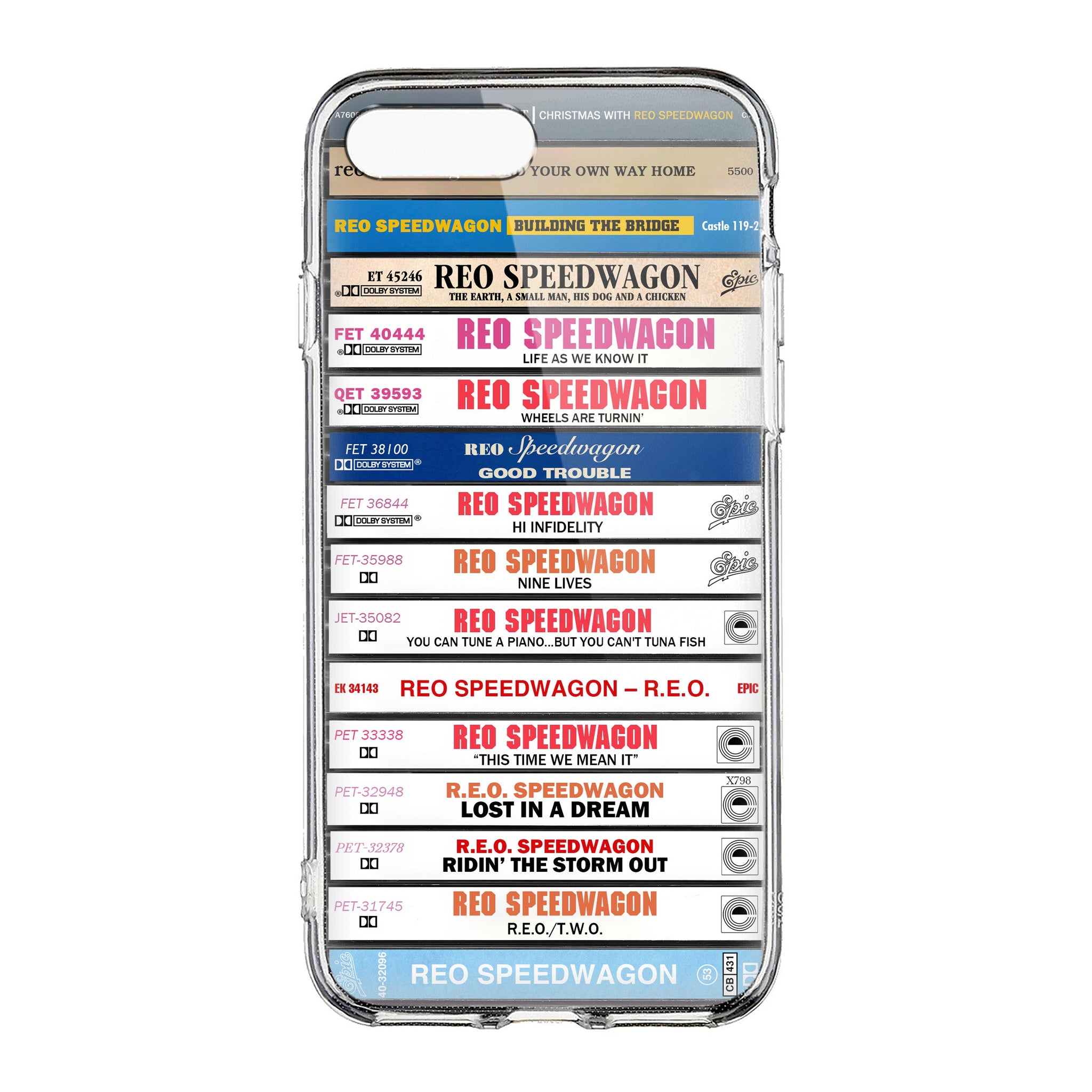 REO Speedwagon Albums Cassette Collection Retro Phone Case