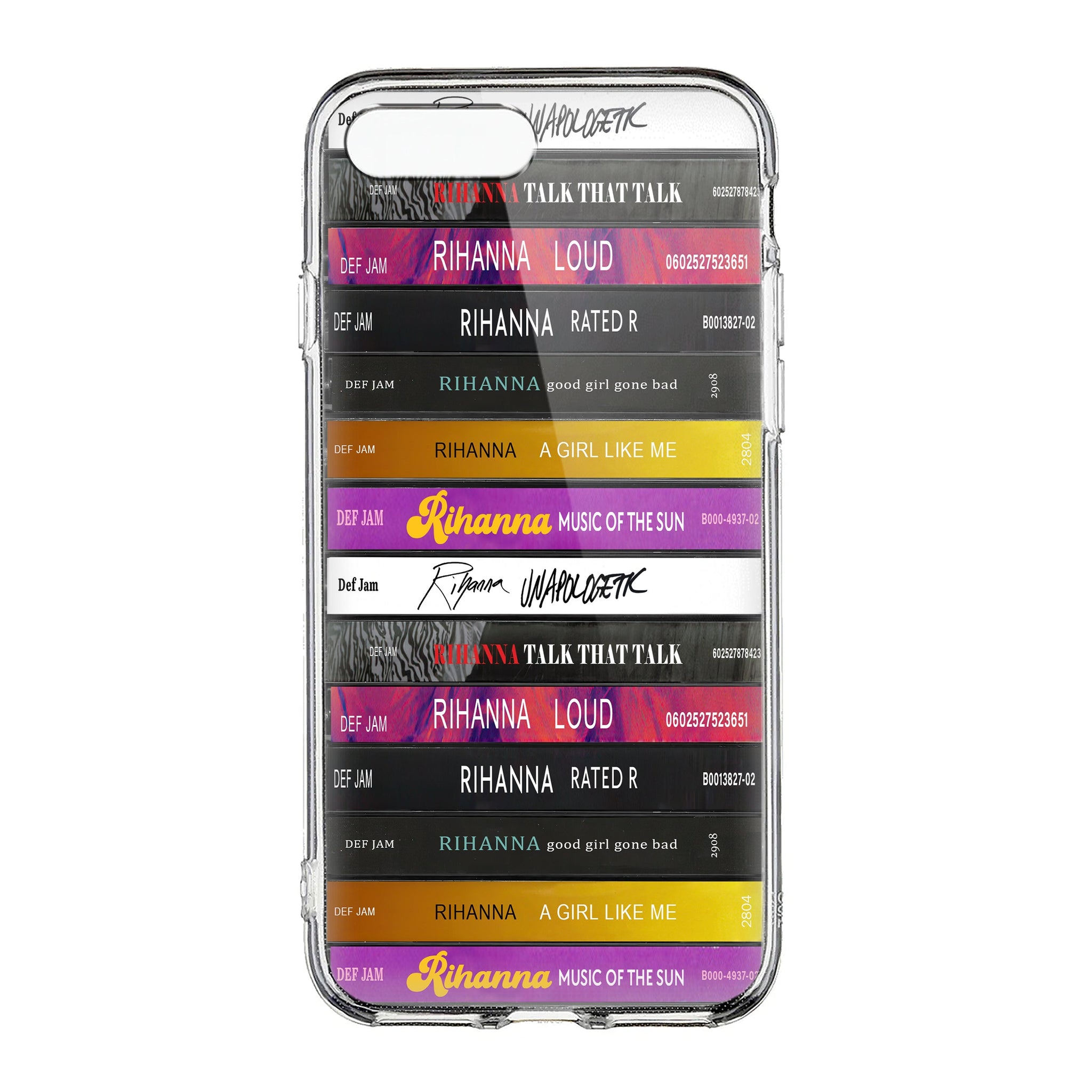 Rihanna Albums Cassette Collection Retro Phone Case