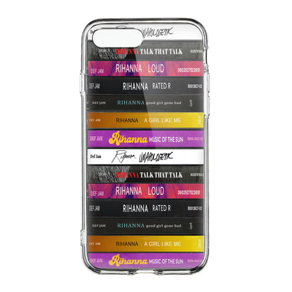 Rihanna Albums Cassette Collection Retro Phone Case
