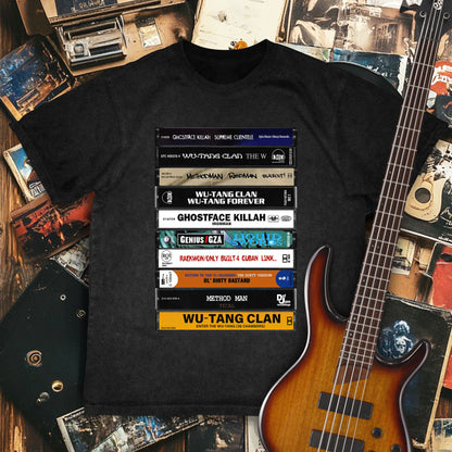 Wu-tang Clan Albums Cassette Retro Collection Premium Unisex T-Shirt