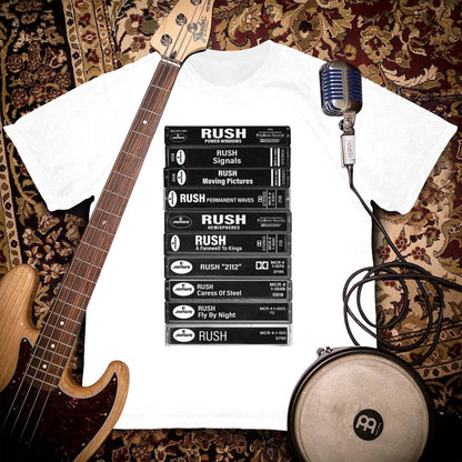 Rush Albums Cassette Retro Collection Premium Unisex T-Shirt