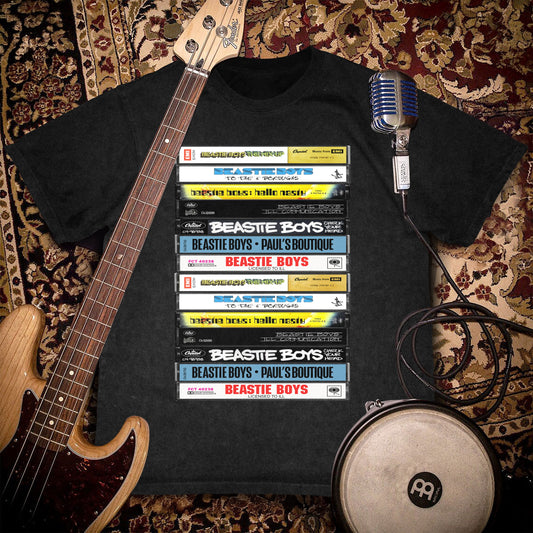 Beastie Boys Albums Cassette Retro Collection Premium Unisex T-Shirt