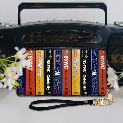 NSYNC Albums Cassette Vintage Leather Long Wallet