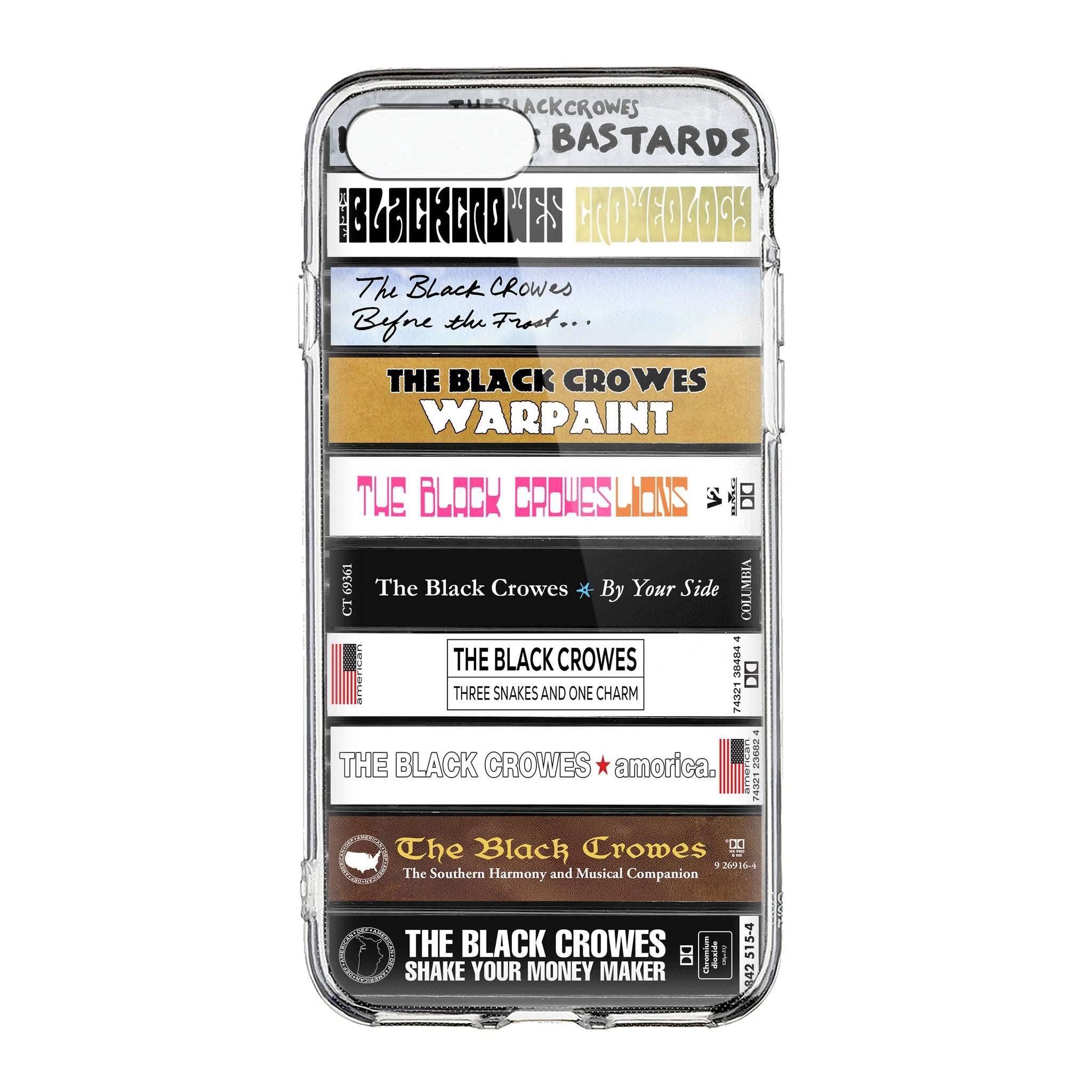 The Black Crowes Albums Cassette Collection Retro Phone Case