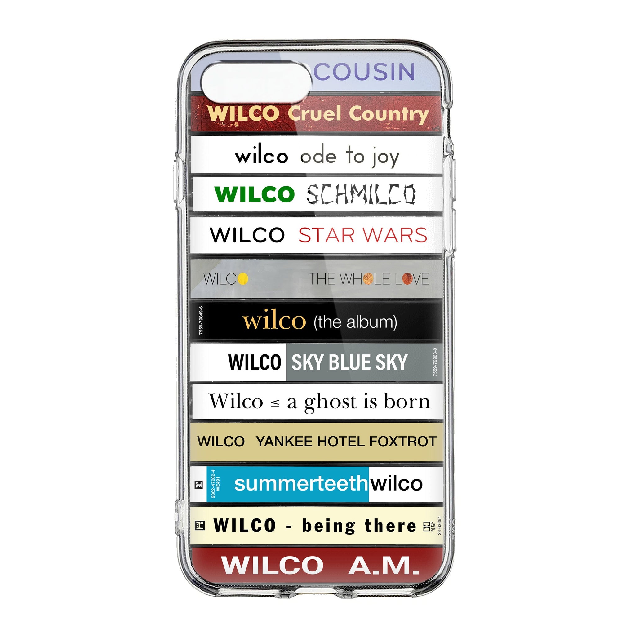 Wilco Albums Cassette Collection Retro Phone Case