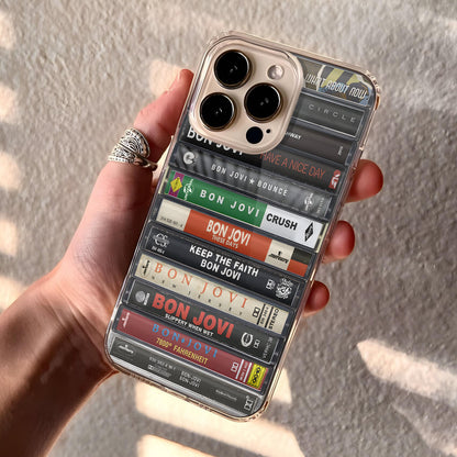 Bon Jovi Albums Cassette Collection Retro MagSafe Phone Case