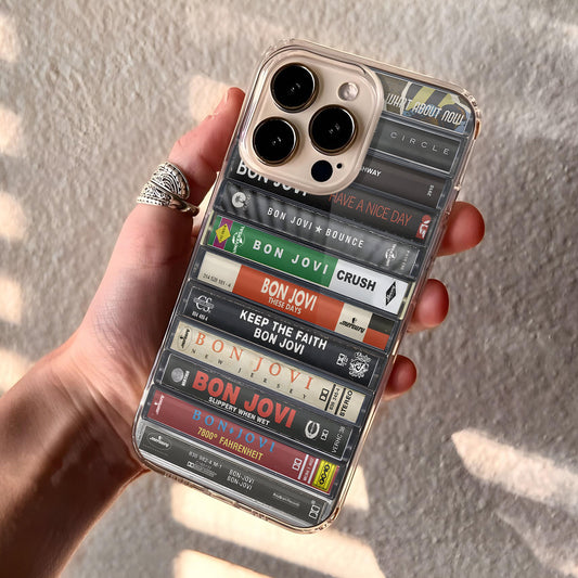 Bon Jovi Albums Cassette Collection Retro MagSafe Phone Case
