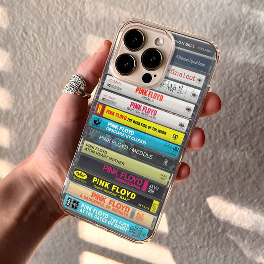 Pink Floyd Albums Cassette Collection Retro MagSafe Phone Case