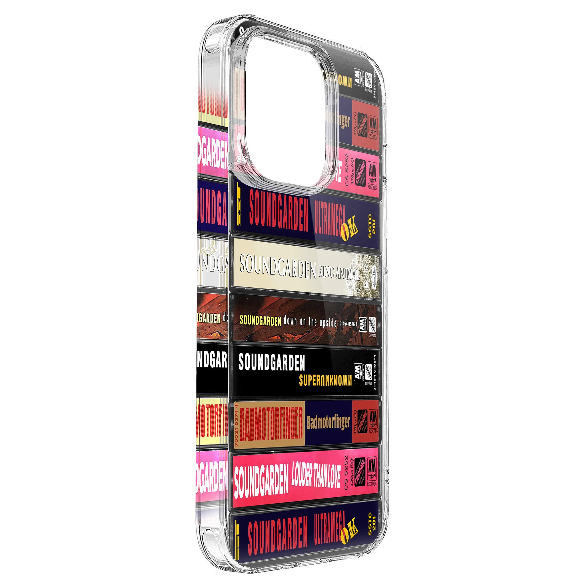 Soundgarden Albums Cassette Collection Retro Phone Case