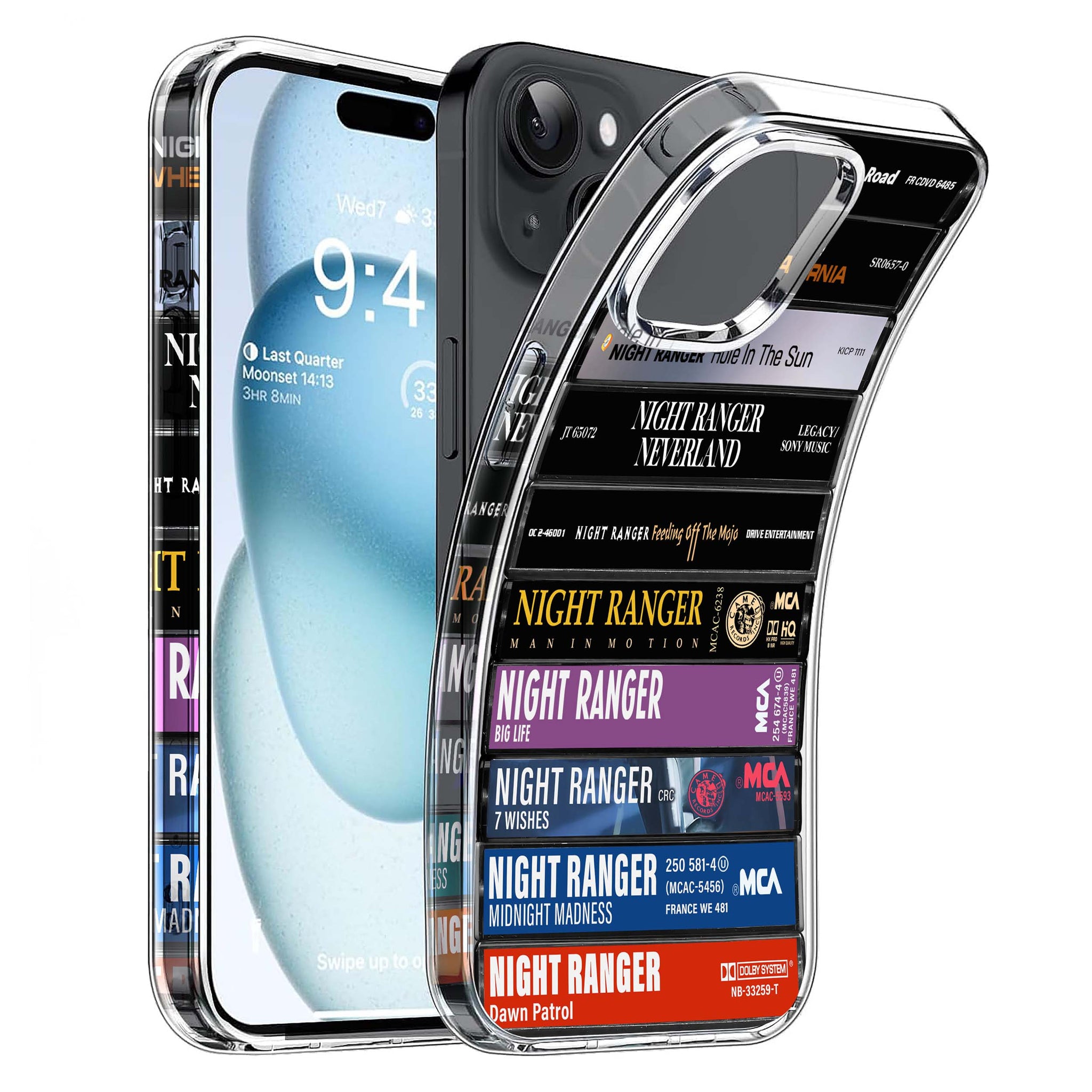 Night Ranger Albums Cassette Collection Retro Phone Case