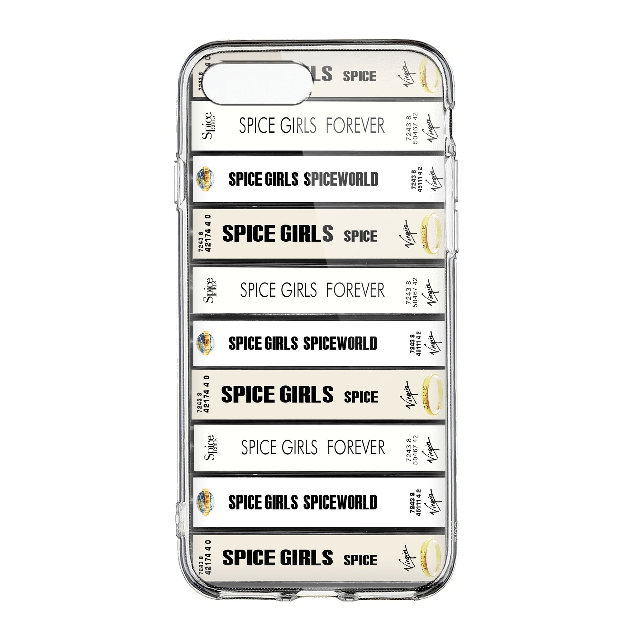 Spice Girls Albums Cassette Collection Retro Phone Case